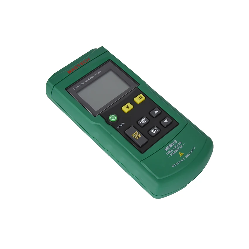Detector localizador de cables MS6818, 12V-400V AC DC, probador de red de cables subterráneos, rastreador de línea CC portátil eléctrico, buscador de línea