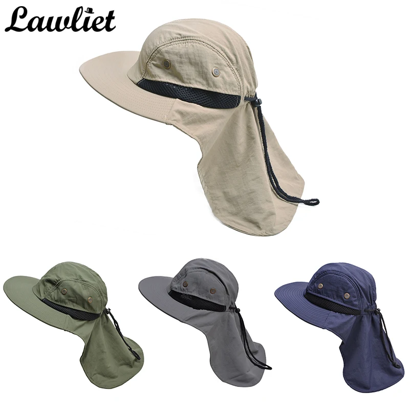 

New Brand Chapeau Sun Hat for Man Sunshade Fishing Bucket Hat Summer Hat Climb Mountain Jungle Hiking Women UV Protection Hats