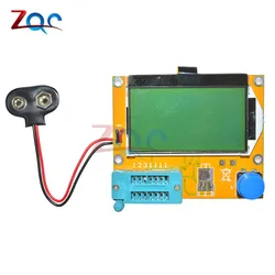 M328 LCR-T4 Mega328 Meter LCR Transistor Tester Diode Triode Capacitance ESR Meter MOS PNP NPN 12864 LCD Display Module