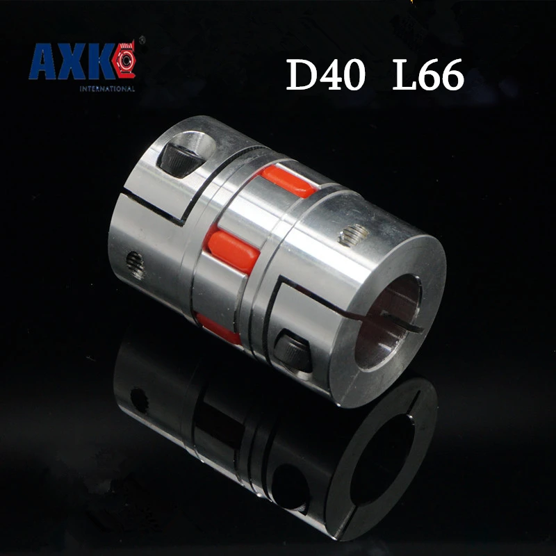 3pcs motor Flexible Jaw Spider Shaft Coupling Plum Coupler D40 L66 8 10 12 12.7 14mm 15mm 16mm 17mm 18mm 19mm 20mm 22mm 15.875mm