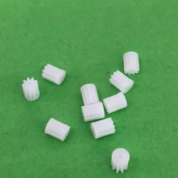 10 pz/lotto K021Y 91A Mini set di ingranaggi albero motore in plastica 9 denti 1mm diametro del foro Robot elicottero fai da te di alta qualità in vendita