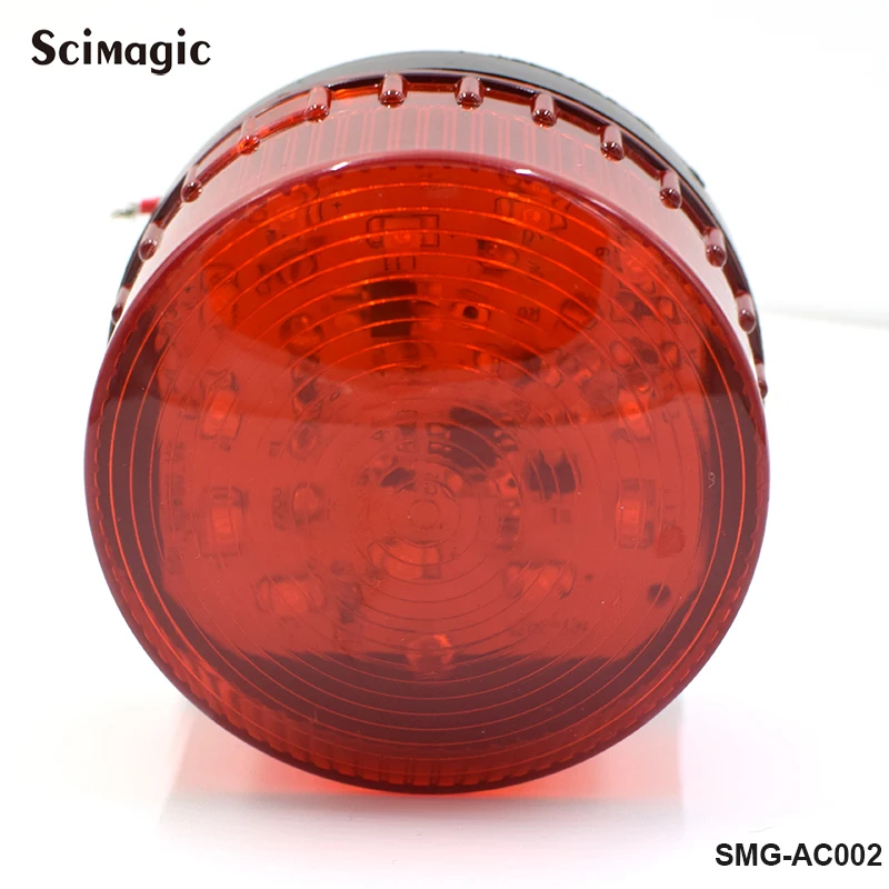 12V DC An Ninh Báo Động Nhấp Nháy Tín Hiệu Cảnh Báo Còi Cảnh Báo Đèn LED Nhấp Nháy Đèn Cảm Biến Báo Động Đỏ Ánh Sáng Nhấp Nháy