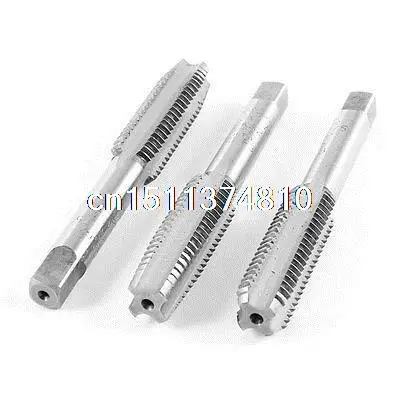 

3 Pcs High Speed Steel M12 12mm Screw Thread Metric Hand Plug Taps