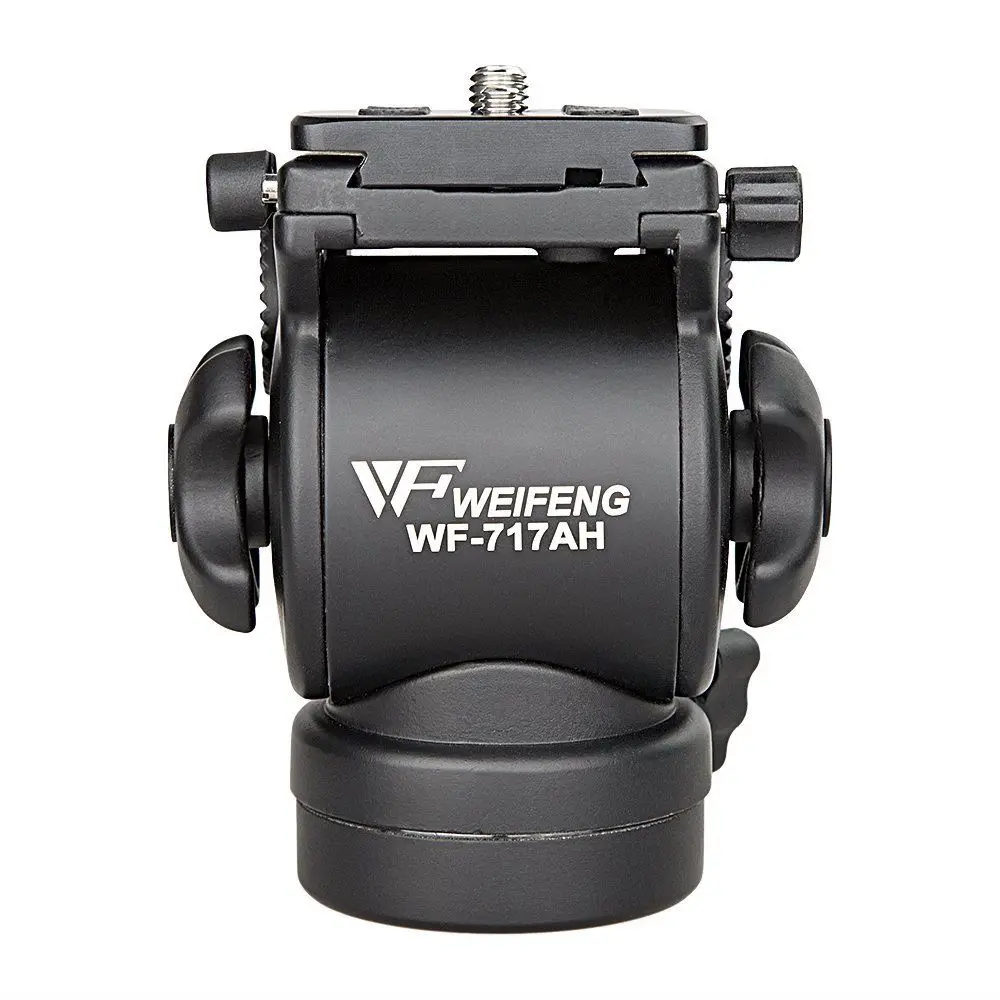 WEIFENG – trépied fluide WF-717AH avec poignée, pour photographie et vidéo DSLR