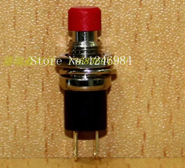 

[SA]Electronic switch M7 Taiwan round red button switch with lock button switch PB101 C by -pass--50pcs/lot