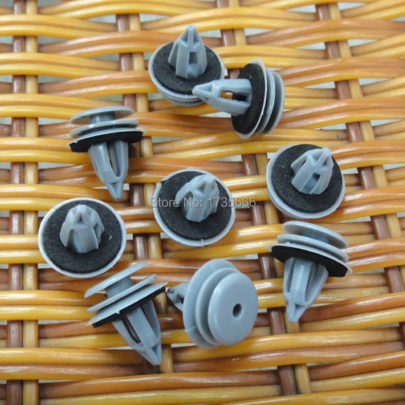 50PCS Grey Plastic Trim Clips Mount Door Cards Trim Panels Covers Fascia for BMW X1 X3 X5 X6 435i 535i 550i