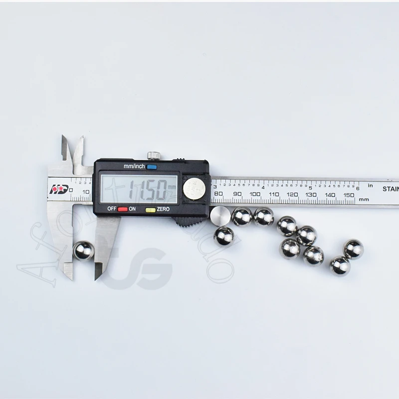 

11.5mm 0.4527559(inch) Chrome Steel ball Diameter:11.5mm 10pcs/set Precision :G10-Grade