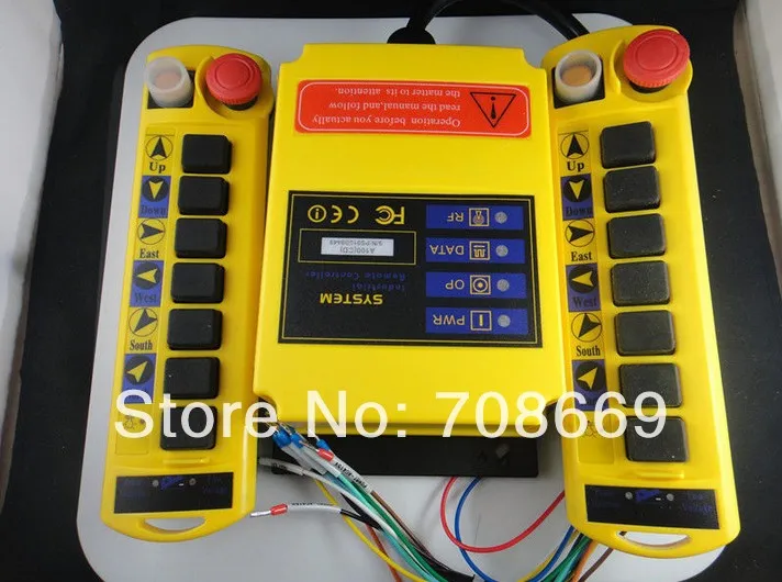 

1 Speed 2 Transmitters 8 Channels Hoist Crane Radio Remote Control System A100