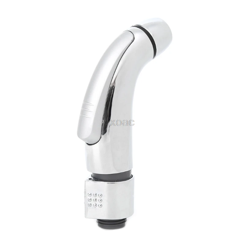 Chrome ABS Toilet Handheld Bidet Sprayer Shattaf Cloth Diaper Anal Enema Shower Head M03 dropship