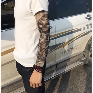 16 falsche temporäre Herren -Tattoo -Ärmelstile Unisex Tattoo Ärmel Elastizierheizungen UV Legal Punk Print Schutz 10 Hauptverkäufe Tatoo Arm Manga - №8