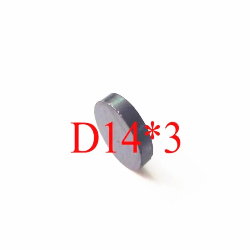 100pcs /lot Y30 Disk Ferrite Magnet 14x3 Permanent magnet 14mm x 3mm Black Round Speaker 14x3mm  magnet 14*3  14mmx3mm