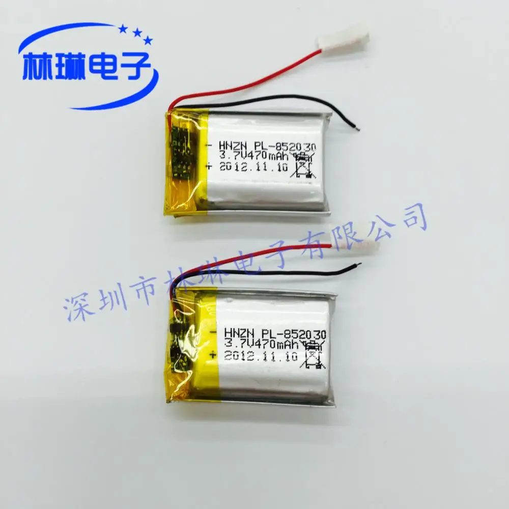 082030P 802030P 470MAH with protective board 3.7V mobile power battery polymer lithium battery Rechargeable Li-ion Cell