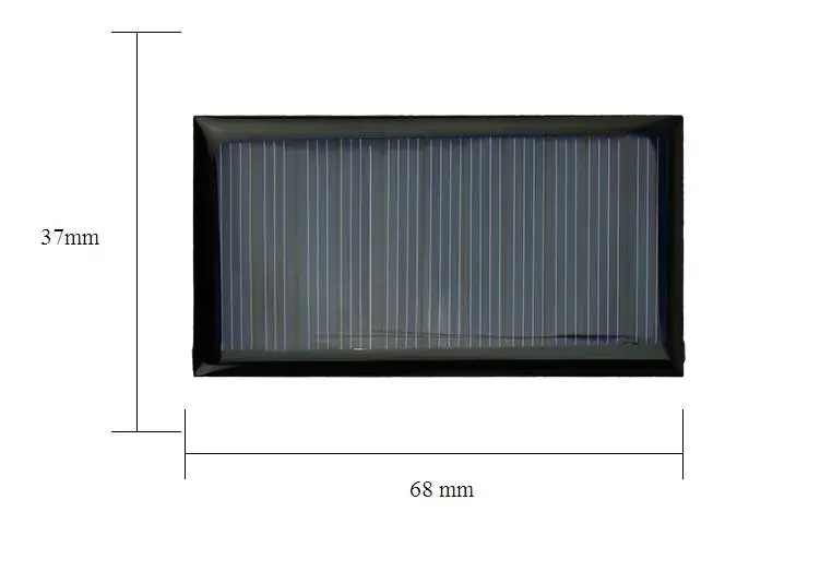 Panel Solar epoxi de 5V, 6V, 12V, Mini panel de células solares para cargador de batería DIY, Banco de energía, fuente de alimentación de juguete,