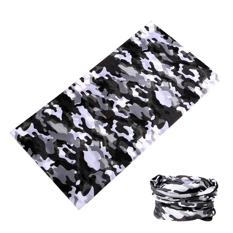 Camouflage Scarf Multifunctional Cycling Bandana Neck Warmer Face Shield Mask Outdoor Sport Balaclava Braga Cuello