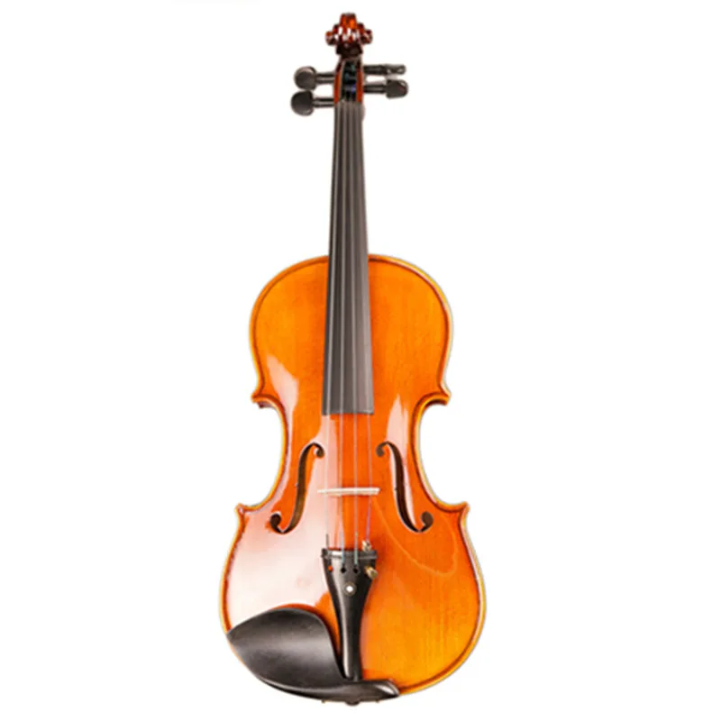 Hand-craft Professional 15 Years Old Full Hand-made Alcohol Paint Violin Naturally Dried Stripes Maple Violin 4/4 3/4