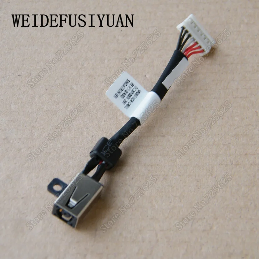 1-10PCS  DC Power Jack Socket IN Cable With Wire Harness For Dell XPS 15 5510 9530 9550 Precision 15 5510 Series