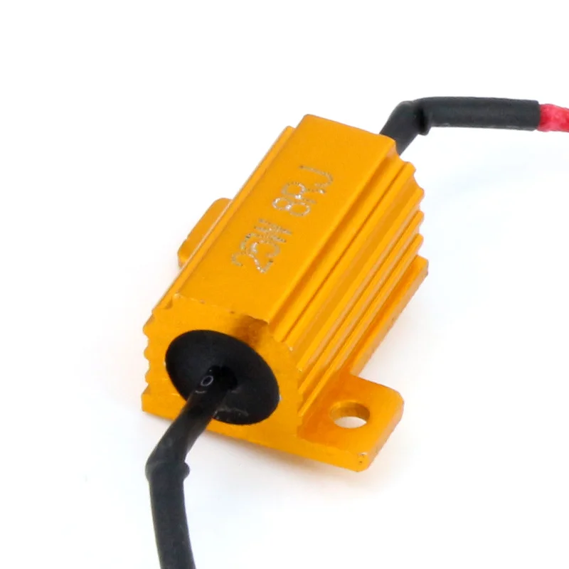 4pc 25W Turn Signal Light DRL Load Resistor Fix Error fast Flash T20 7440 W21W WY21W 7443 W21/5W 3156 3157 1156 P21W BAU15S 1157