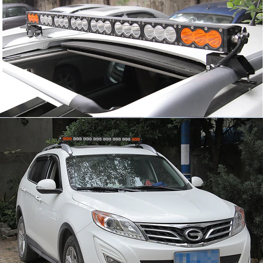 12V 24V LED Light Bar 90W 120W 150W 180W 210W 240W 270W 300W White Amber Combo 4x4 Offroad Barra Car LED Work Driving Lamp