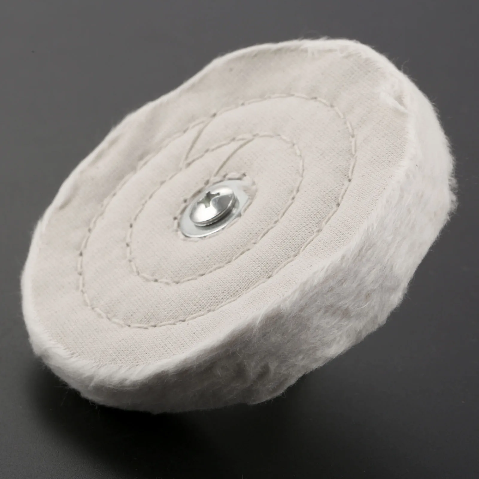 DRELD-accesorios Dremel para pulido de tela, mopa, cepillo, taladro, almohadilla de rueda de pulido, vástago de 100 "para joyería de Metal, 1 unidad, 1/4mm /4"