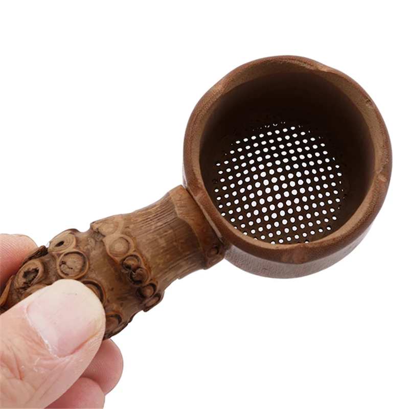 Natural Bamboo Tea Strainer Infuser Filter Infusor Tea Tools Sieve For Tea Brewing Tea Drinkware Accessories Colander Gadgets