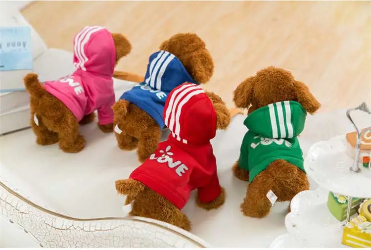 Robot Dog Sound Control Interactive Dog Electronic Pets Plush Puppy Walk 72 Songs Talk Teddy Toys For Children Birthday Gifts