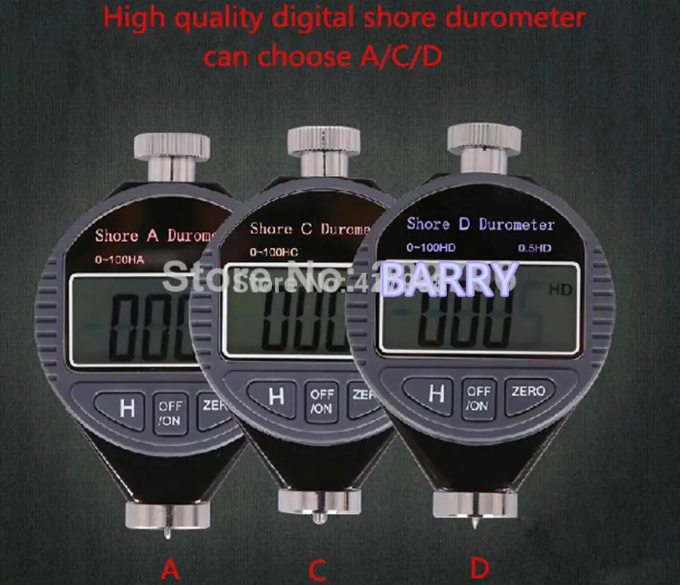 LX-A/LX-C/LX-D Digital Shore Durometer A C D Hardness Tester Meter shore-A shore-C shore-D Sclerometer Rubber paragraph