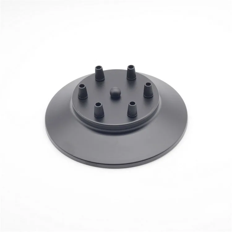 

Black Ceiling plate DIY Lamp Base Multi Ceiling Rose DIY Pendant Light Ceiling Canopy Vintage Ceiling Mounted Plate Base