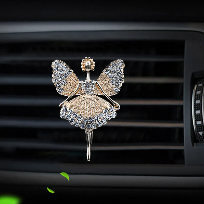 Fairy Style car air freshener perfume bottle diffuser in the car auto Air conditioner outlet vent air Perfume clip