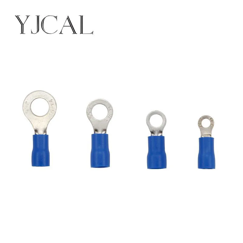 

1000PCS Blue Crimp Terminal RV2-3 RV2-4 RV2-5 RV2-6 Combination Cable Wire Connector Ring Insulated Terminal Block A.W.G 16-14