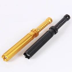 Q5 CREE telescopic baton truncheon Baseball Stick Flashlight LED Extended Security Patrol telescoping for Self-defense