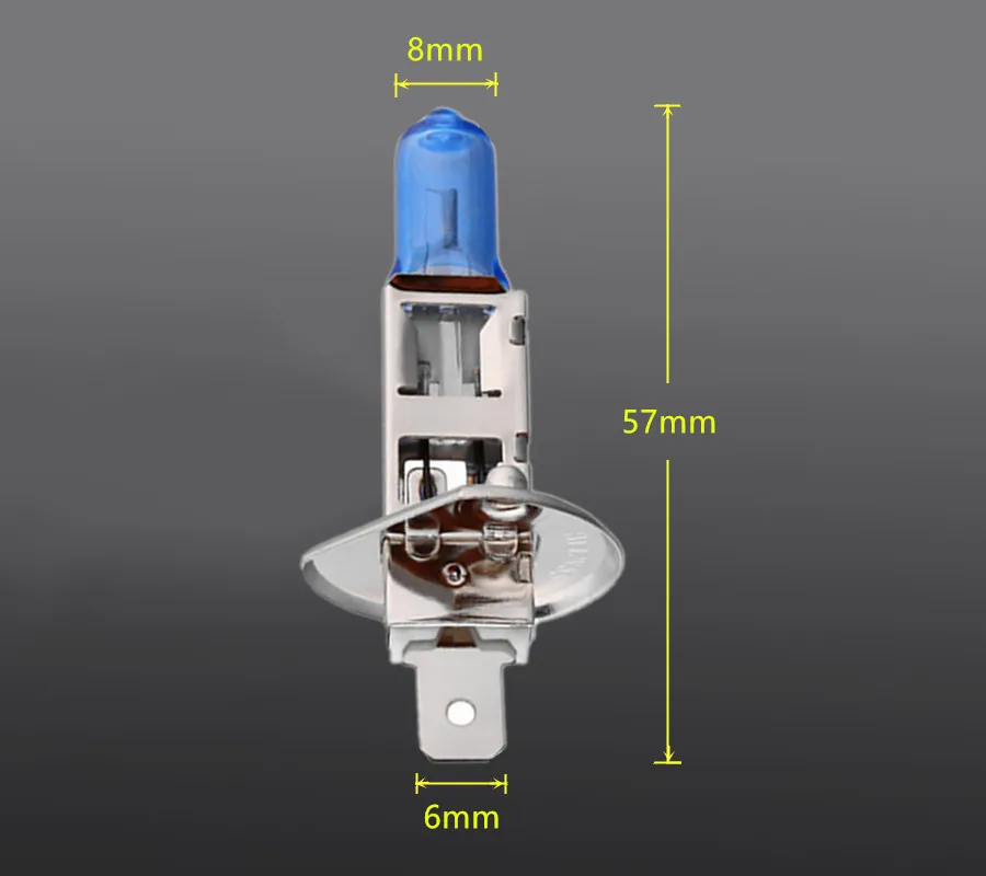 Lâmpada dos faróis do carro do halogênio, auto luz, luz de névoa, 55W, 100W, 12V, 4300K, 6000K, H1, H3, H4, H7, H8, H9, H11, 9005, HB3, 9006, HB4