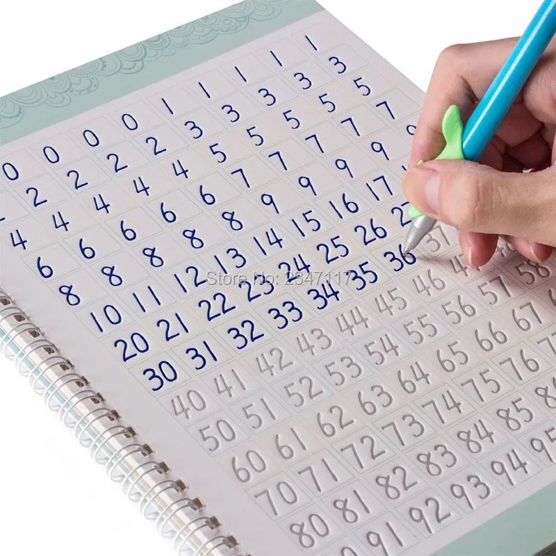 Calligraphie pour enfants en âge préscolaire, livraison gratuite, rainure de cahier, planche d'écriture, papeterie de bureau pour débutant