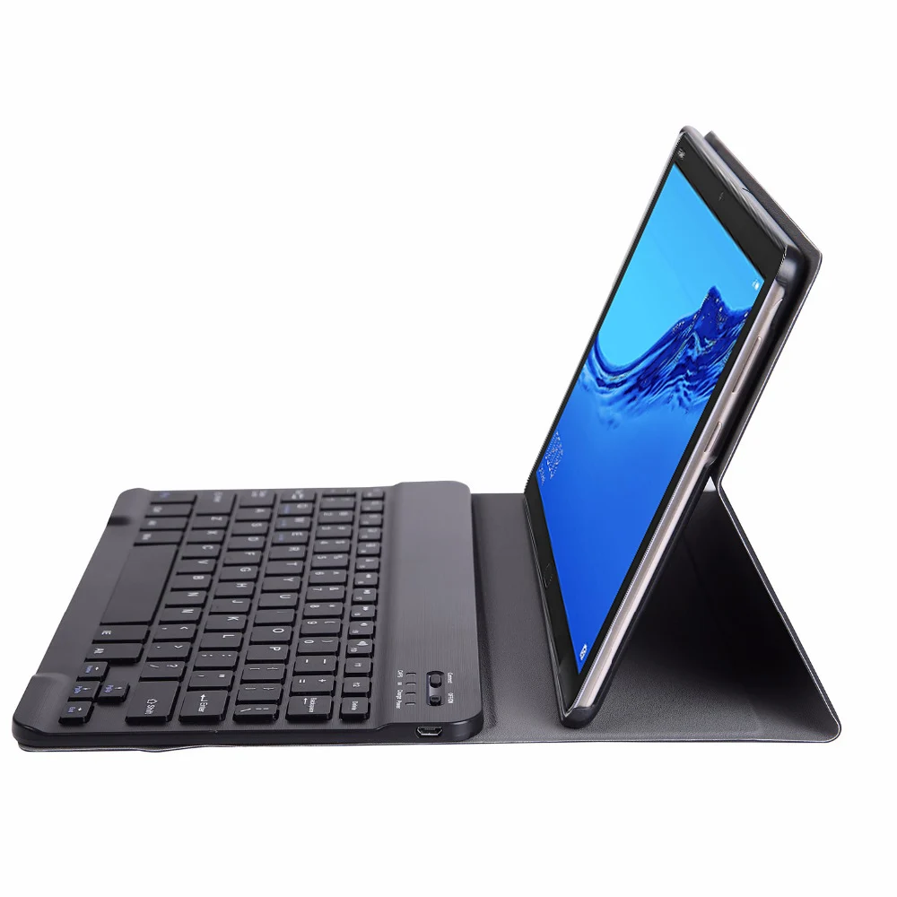 Imagem -03 - Teclado para Huawei m5 10.1 Capa Tablet Teclado Bluetooth Case para Huawei Mediapad m5 Lite 10 10.1 Bah2-w09 L09 W19 Case