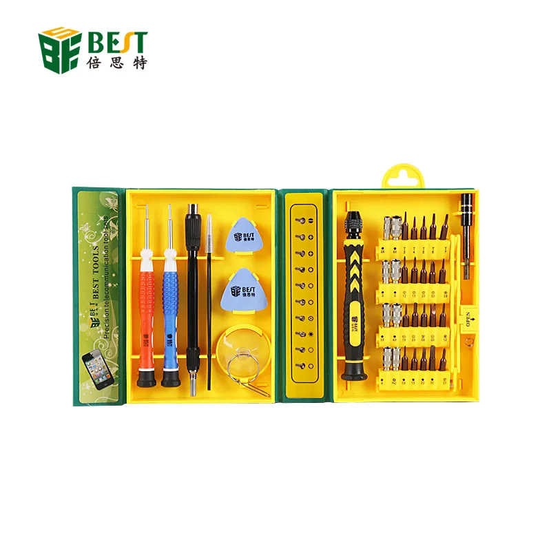 Precision Magnetic Screwdriver Set for Mobile Phone iPhone Laptop Computer with S2 material BST-8922