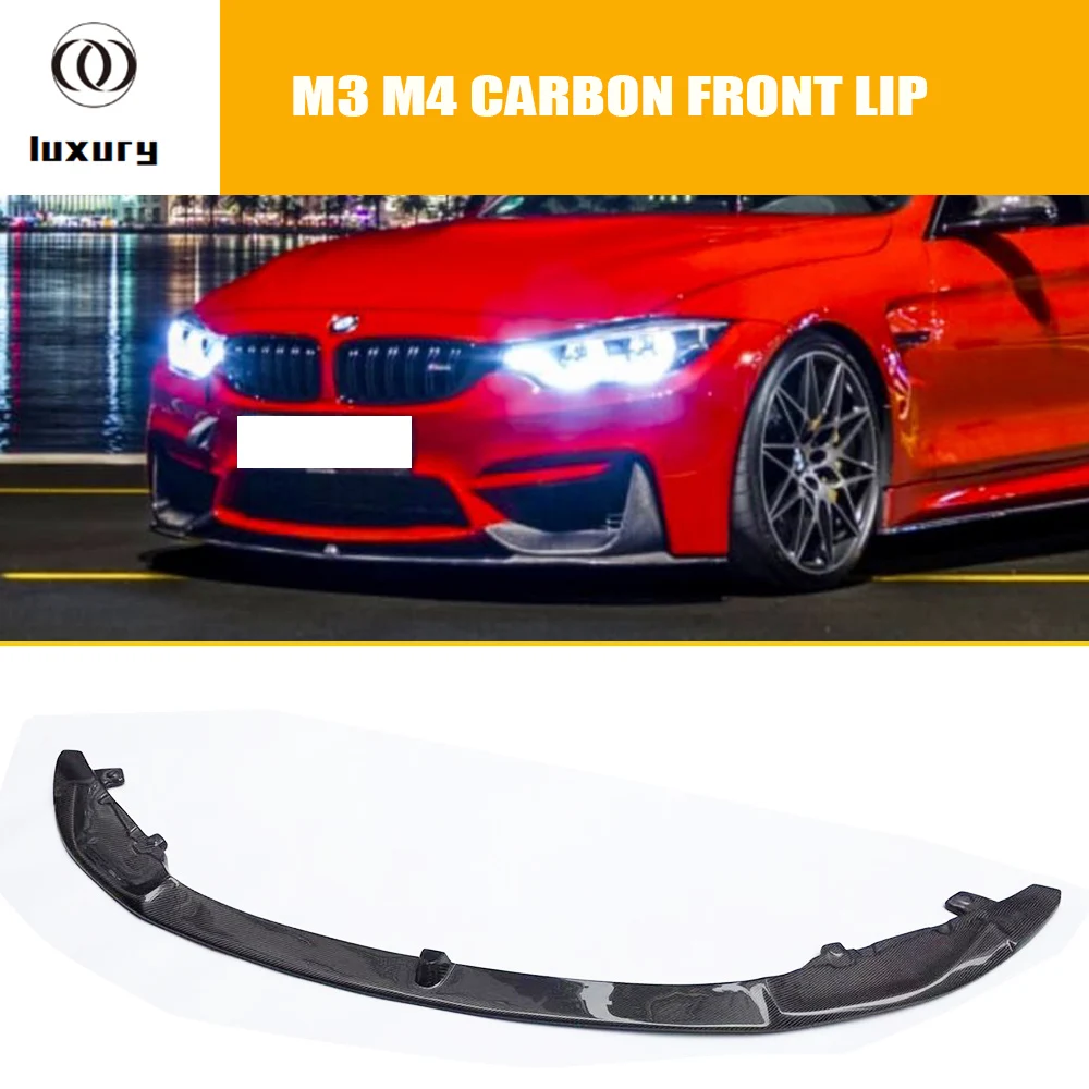 M3 M4 Full Carbon MP Style Front Bumper Chin Lip for BMW F80 F82 F83 2014 - 2020