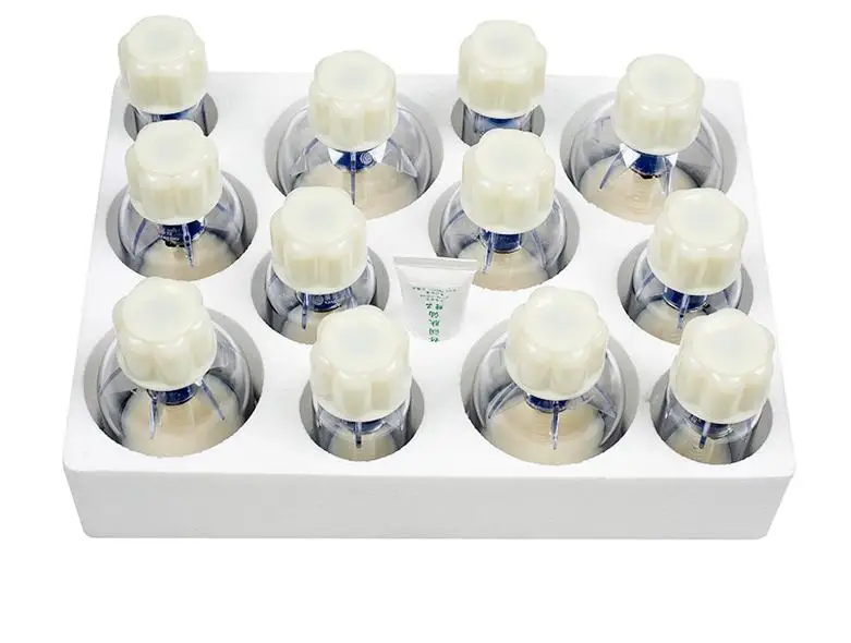 12 pieces of cupping apparatus Household vacuum tank extraction hand screw rotary thickening explosion-proof cupping