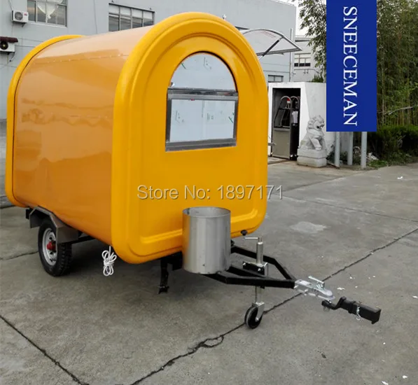 Can be customized Food Trailer Mobile Food Cart Food Truck coffee cart hot dog cart for sale