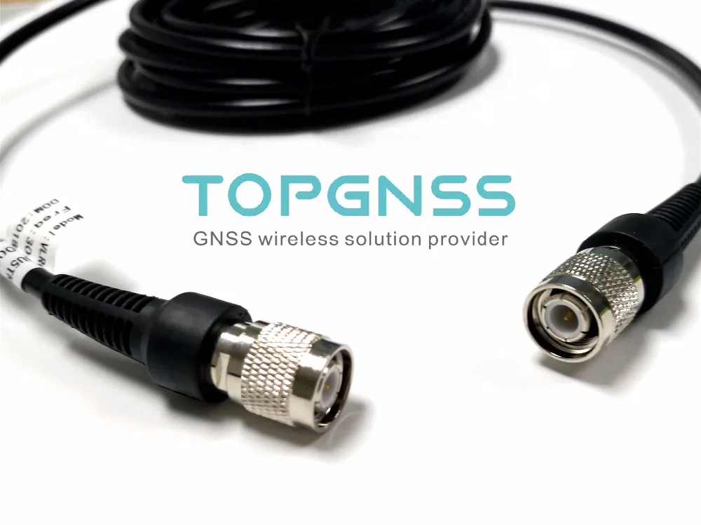 5 meters pure copper cable TNC connectors TNC , Applied to TOP GNSS RTK GNSS antenna, CORS GPS antenna, connector cable RG58,