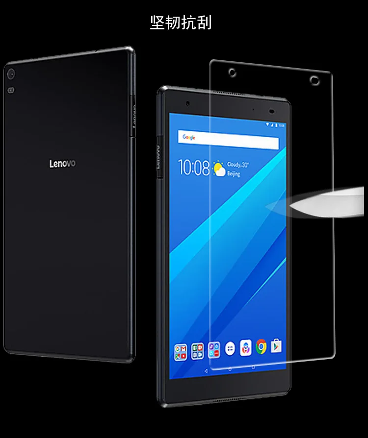 สัตว์เลี้ยงฟิล์มมันวาวใสที่มีคุณภาพดีป้องกันหน้าจอสำหรับLenovo TAB4 8 TB-8504F/N 8 "ฟิล์มป้องกัน