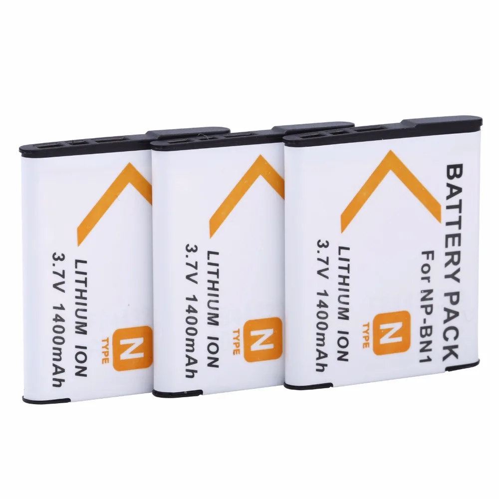 5Pcs PROBTY NP-BN1 NPBN1 NP BN1 Battery for SONY CyberShot DSC TX9 T99 WX5 TX7 W390 W380 W350 W360 QX100 W370 W730 Camera