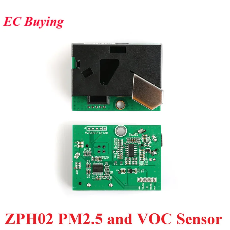 ZPH02 PM2.5 Laser Dust Sensor Module PWM/UART Digital Detecting Pollution Air Pollution Dust for Household Purifiers VOC