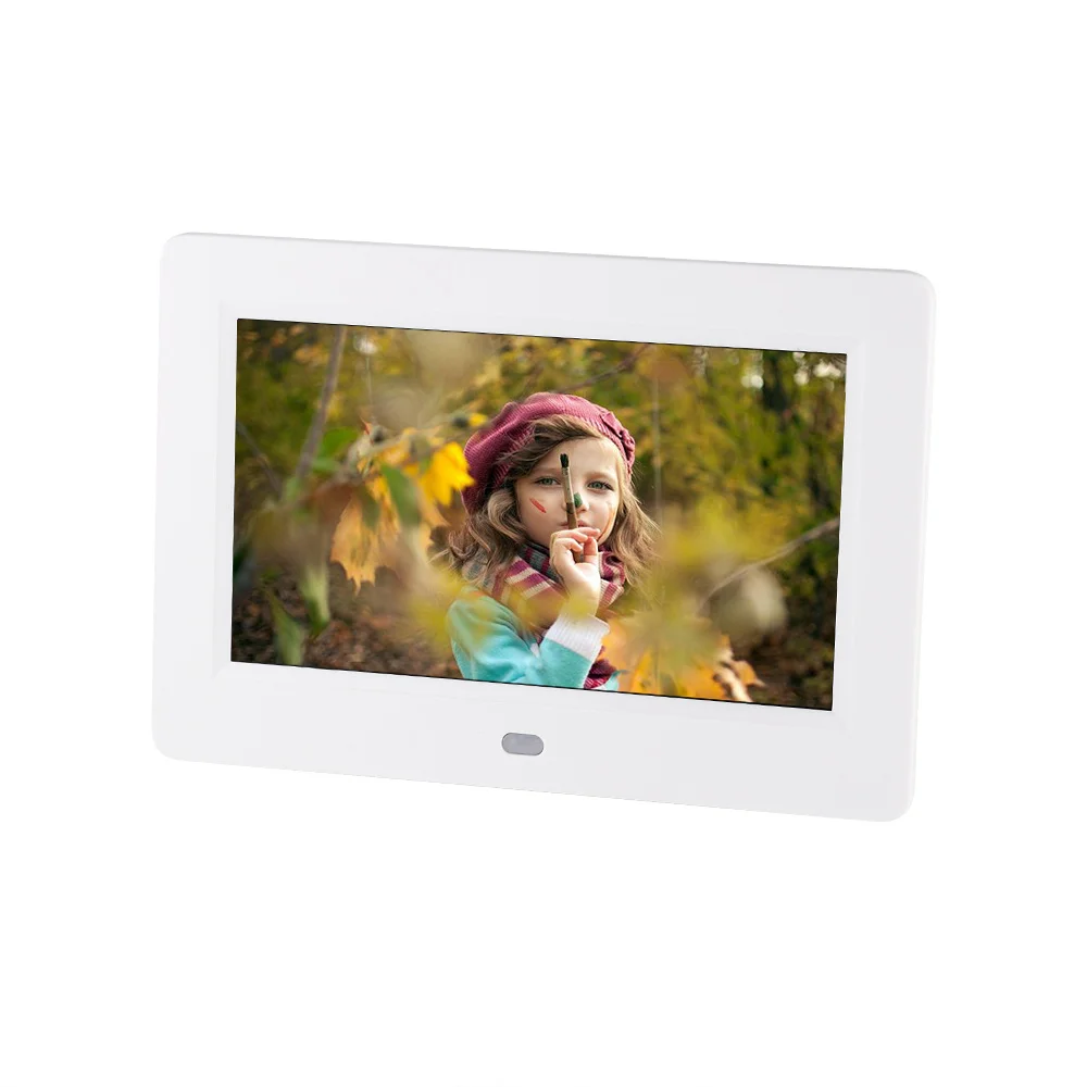 7 Inch LED Backlight HD 800*480 Full Function Digital Photo Frame Electronic Album Picture Music Video