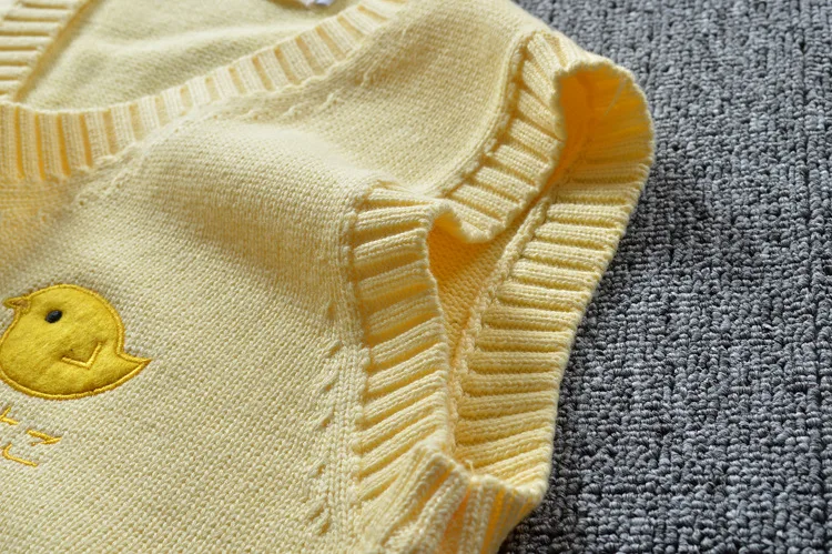 JK الزي الياباني تأثيري الأصفر نمط الفرخ التطريز سترة سترة DA069 #5