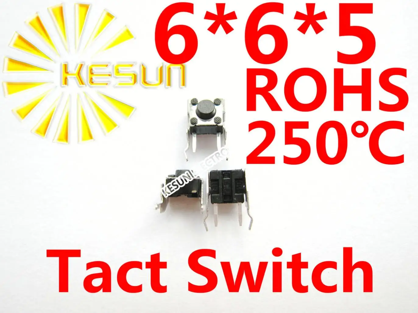 

FREE SHIPPING 1000PCS DIP 6X6X5 Tactile Tact Push Button Micro Switch Momentary Vertical Push ROHS