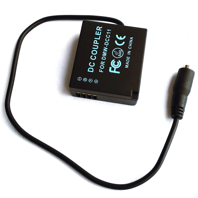 Dual Channel NP-F550 F970แบตเตอรี่แหล่งจ่ายไฟอะแดปเตอร์ + DMW-DCC11สำหรับกล้อง Panasonic Lumix DMC-GF6 GF5 GF3 GF3K GX7 S6 s6K