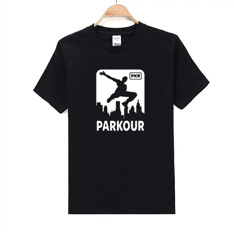 New Summer Fashion Man O-neck City Parkour T Shirt Men Clothing Hip Hop Cool Tees Pure Cotton Leisure Comfort