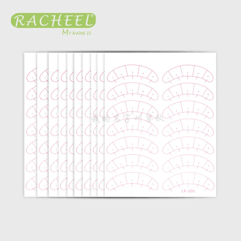 70pairs/pack Paper Patches Eyelash Under Eye Pads Lash Eyelash Extension Paper Patches Eye Tips Sticker Wraps