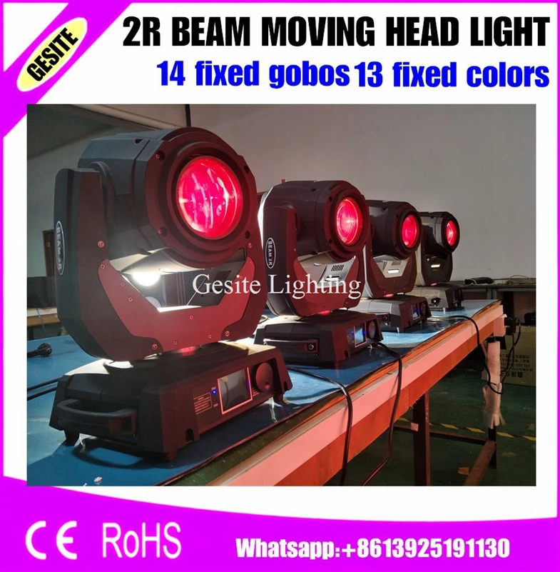 

6pcs/lot 2R 132W Mini Beam Moving Head Light for Stage DJ Bar Disco Party Nightclub