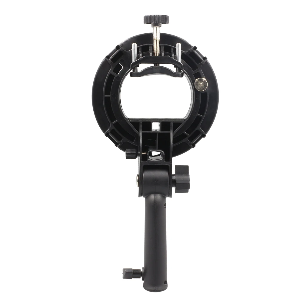 Picture 6: Handheld Grip S-Type Bracket Bowens S Mount Holder for Speedlite Flash Snoot Softbox Beauty Dish Honeycomb Triopo photography