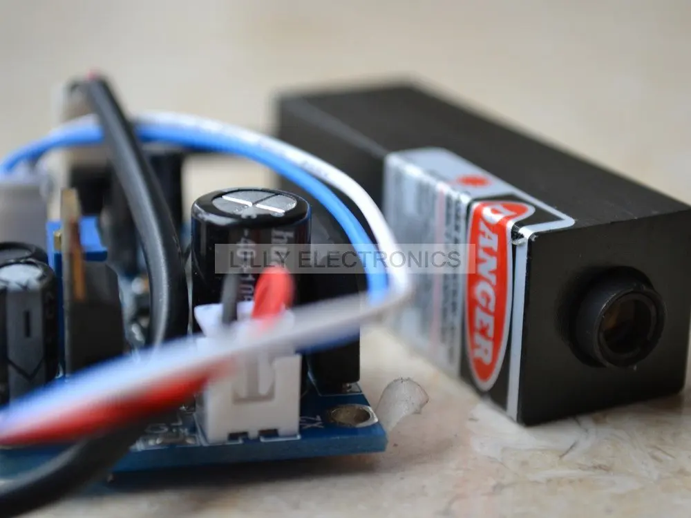 10 mW 405nm Blu/Viola Laser Dot Modulo TTL